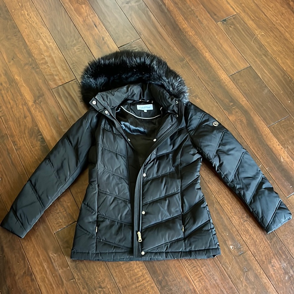 Hooded Calvin Klein Puffer Jacket